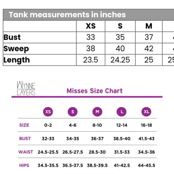 WynneLayers Essential Two-Pack Layering Tanks Woodrose/Burgundy size M - Picture 16 of 16